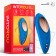 Siliconen vibrerende stimulator voor slipjes met app-bediening voor smartphone INTOYOU 8,6 x 3,4 cm blauw oplaadbaar
