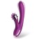 Siliconen Konijn Vibrator met Clitorale Likwiel NO. EEN 24 x 3,5 cm Paars Oplaadbaar