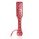 Spanking Paddle Vegan Leather Diamond Line Rood
