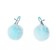 Verstelbare Tepelklemmen met Pompon ANGELIC Blauw