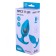 Anale Plug in Siliconen met Oscillerende Bollen in Metaal INSATIABLE 10.5 x 4 cm Blauw