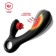 Konijn Vibrator in Silicone met Clitorale Licker en Verwarming NIZA 18.5 x 3.5 cm Zwart Oplaadbaar