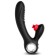 Konijn Vibrator in Silicone met Clitorale Licker en Verwarming NIZA 18.5 x 3.5 cm Zwart Oplaadbaar