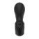 Konijn Vibrator in Silicone met Clitorale Licker en Verwarming NIZA 18.5 x 3.5 cm Zwart Oplaadbaar