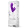Silicone Konijn Vibrator SLIPER 21 x 3.4 cm Paars