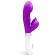 Silicone Konijn Vibrator SLIPER 21 x 3.4 cm Paars