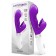 Silicone Konijn Vibrator SLIPER 21 x 3.4 cm Paars