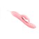 Rabbit Vibrator in Silicone THAI SUNSET 20,6 x 3,3 cm Roze Oplaadbaar