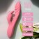 Rabbit Vibrator in Silicone THAI SUNSET 20,6 x 3,3 cm Roze Oplaadbaar