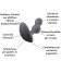Anale Plug DEEP DIVER Satisfyer in Silicone met APP 11 x 3,3 cm Zwart Oplaadbaar