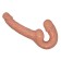 Strapless Strap-On ULTRA PASSION 24 x 3.8 cm Licht Huid