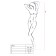 Kruisloze Sexy Bodystocking in Rood - One Size BS038