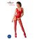 Kruisloze Sexy Bodystocking in Rood - One Size BS046