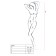 Kruisloze Sexy Bodystocking in het Zwart - One Size BS047