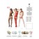 Kruisloze Sexy Bodystocking in Rood - One Size BS050
