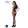 Kruisloze Sexy Bodystocking in het Zwart - One Size BS071