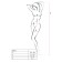 Kruisloze Sexy Bodystocking in het Zwart - One Size BS071