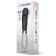 Realistische Siliconen Vibrator LOUVER 20,8 x 3,5 cm Zwart