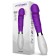 Realistische Siliconen Vibrator LOUVER 20,8 x 3,5 cm Paars