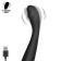 Flexibele Silicone G-Spot Vibrator STABY 19.5 x 2.6 cm Zwart Oplaadbaar