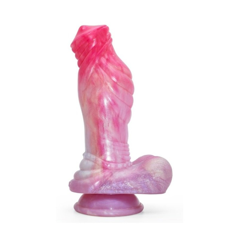 Dildo de Silicone MOFAX com Tons de Rosa 20 x 5,5 cm