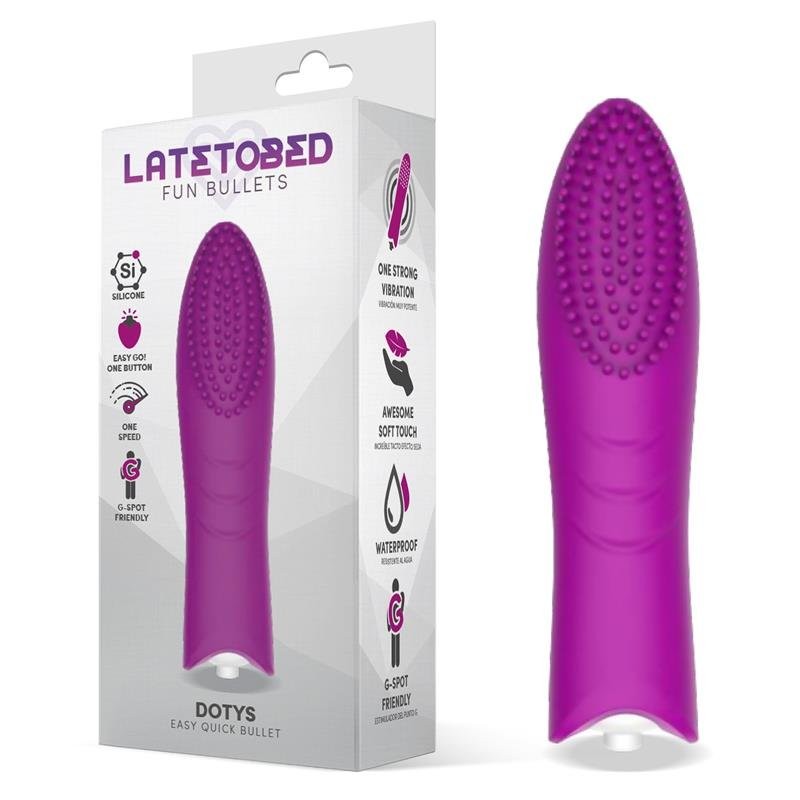 Mini Vibrador de Silicone DOTYS 12 x 3 cm Fúcsia