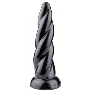 Dildo Chifre de Unicórnio UNICORN TWIST Preto 22 x 6 cm
