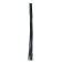 Chicote de Couro Multicordas Zado 45 cm Preto