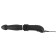 Máquina de Sexo Vibratória Portátil em Silicone com Impulso, Controle Remoto sem Fio e Ventosa Removível 36 x 4,2 cm Preto Recarregável