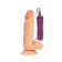 Vibrador Realista com Controle Remoto LEO 17 x 3,8 cm Pele Clara