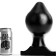 Plug Anal Gigante PLUG 12 Todo Preto 22,5 x 12 cm Preto