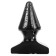 Giant POP 8 Plug Anal Preto Totalmente Preto 17 x 8 cm Preto
