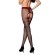 Collants abertos de 20 deniers em vermelho escuro TIOPEN 019