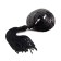 Nipple Covers Adesivos com Lantejoulas e Franjas LateToBed Linha BDSM Preto