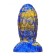 Ovo de Dragão de Silicone Dildo WARNAX Azul e Dourado 16 x 7 cm