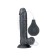 Dildo Realista Ejaculatório Preto 20 x 4,5 cm