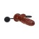 Dildo Inflável Realista Marrom 16 x 4,5 cm