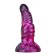 Dildo de Silicone NIRP Fuchsia e Preto 19 x 5,3 cm