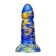 Dildo de Silicone TORFF Azul e Dourado 21 x 5,8 cm