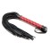 Chicote Multicord em Couro Vegano Linha Diamante Vermelho