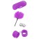 Kit de Bondage da Linha BDSM Conjunto de 4 Roxo