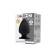 Plug Anal em Silicone MODELO 1 S 9 x 5.2 cm Preto