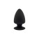 Plug Anal em Silicone MODELO 1 XS 8 x 4,5 cm Preto