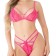Conjunto Sexy em Renda STRAPPY LACE Rosa